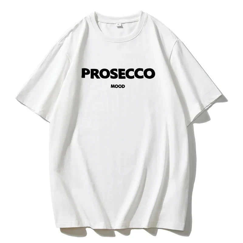 Prosecco Pamuklu T Shirt Kadın Özel Tasarım