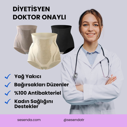 Yağ Yakıcı ve Sıkılaştıran İpek Korse