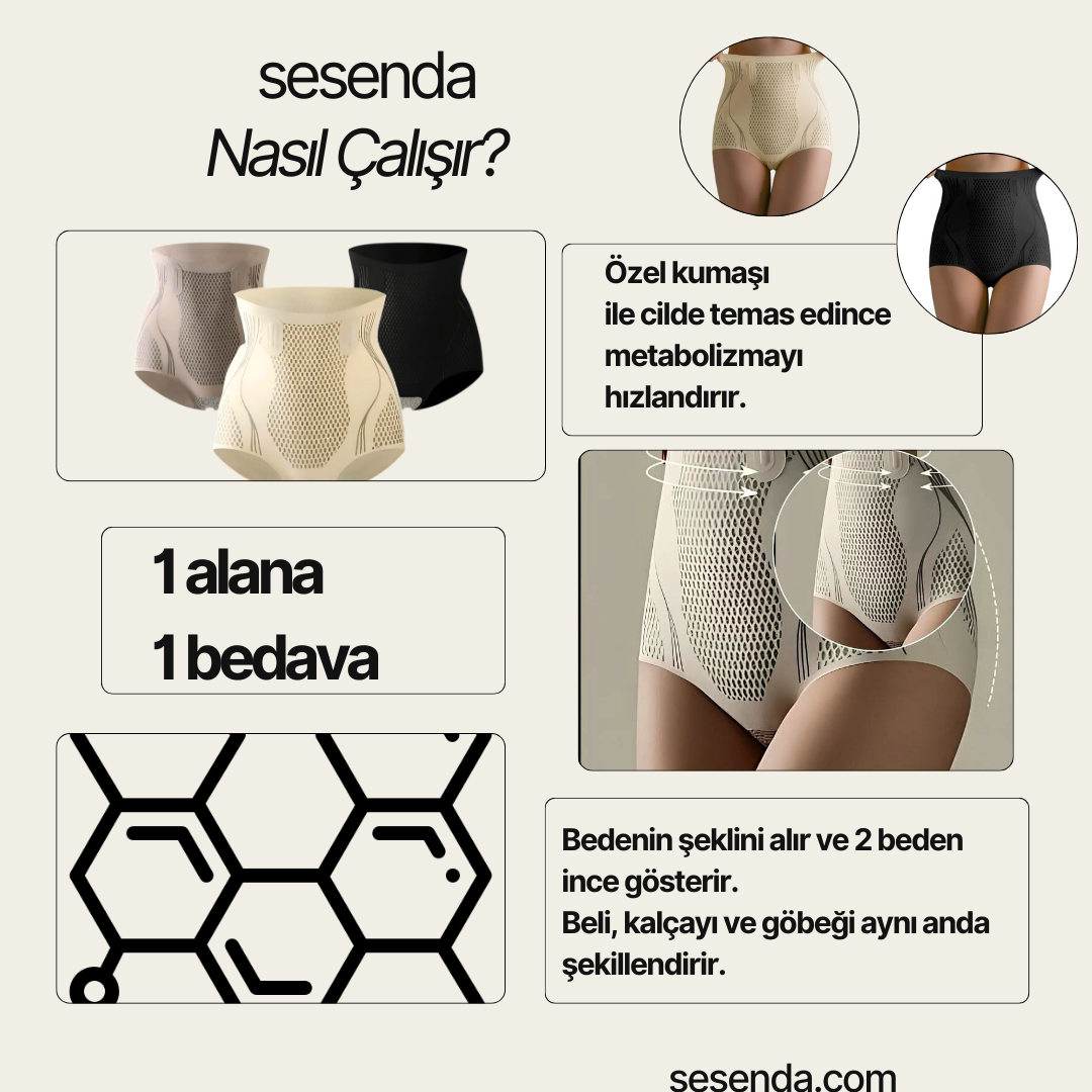 Yağ Yakıcı ve Sıkılaştıran İpek Korse