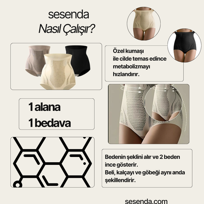 Yağ Yakıcı ve Sıkılaştıran İpek Korse